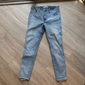 Madewell 10in high rise skinny jeans size 31
